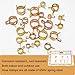 84PCS 7-17mm Fuel Line Hose Clamps Spring Clamp Silicone Vacuum Wire Air Pipe & Bushing Automotive Replacement Fastener Selection Kit DD006-c