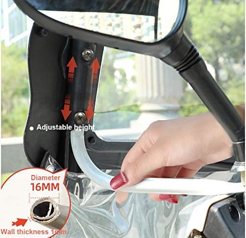 Pokrowiec przeciwdeszczowy na skuter, całkowicie zamknięty baldachim do motocykli elektrycznych, uniwersalna ochrona przed słońcem i deszczem, odporna na warunki atmosferyczne i trwała konstrukcja