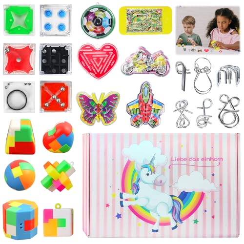 TECHEEL Adventskalender 2025 Kinder Knobelspiele 2025 Kleinigkeiten...