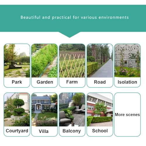 Clôture de jardin en métal décorative robuste pour parterres - 8