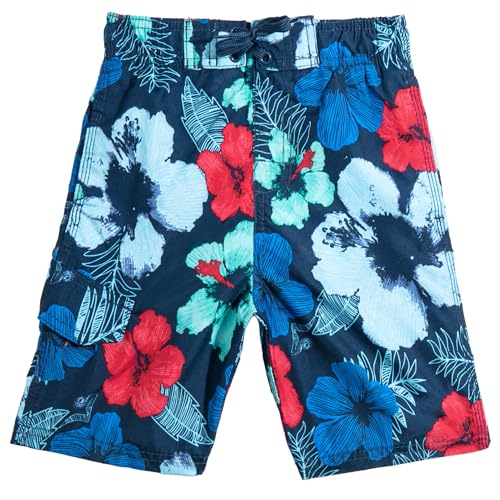 Image of Kanu Surf Boys' Terrapin Turtle Quick Dry Beach Board Shorts Swim Trunk