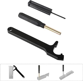 GK Tool Kit 3pcs GK Tool Set Front Sight Tool Magazine Disassembly Tool Pin Punch Tool for G17 19 20 21 22 23 24 25 26 27 28 29 31 32 33 34 40 41 42 43 43X 48