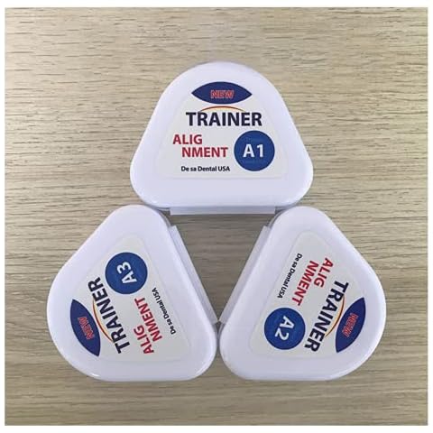 Tooth Orthodontic Appliance Trainer, Transparent Three Stages Professional Dental Guard for Adult, Help Correct Misaligned Teeth and Stops Bruxism, 3 Pieces Cover