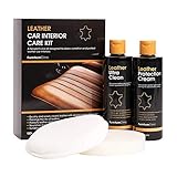 kit seguridad capazo coche GRANDES RESULTADOS, FÁCIL APLICACIÓN: 1) Limpie el cuero con el limpiador que es capaz de eliminar incluso las manchas más difíciles 2) Acondicione el cuero con el acondicionador. Este añade una capa protectora que repele las manchas y ayuda a prevenir el desgaste.