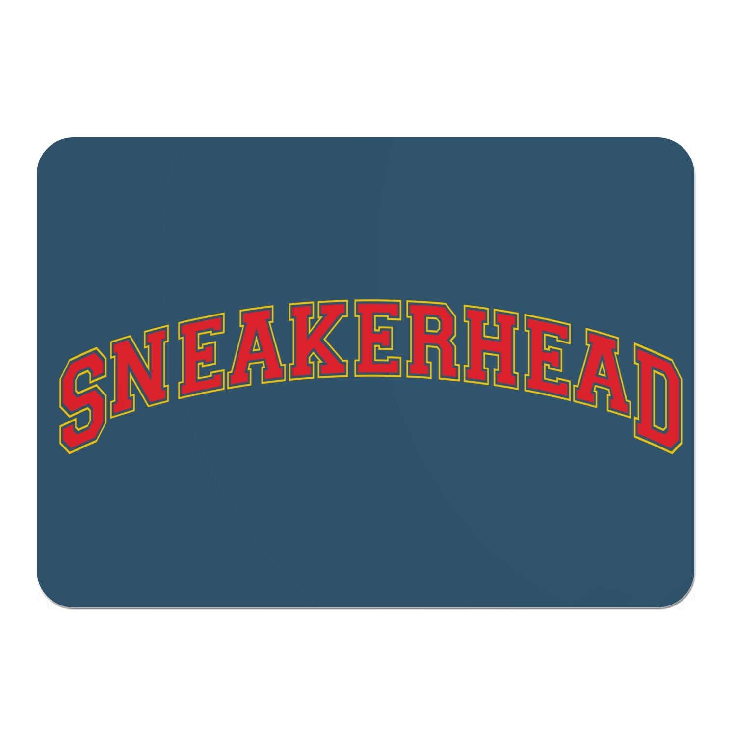 Sets de table souple dessous en liège bleu napperons sneakerhead 39,5x28,5 cm