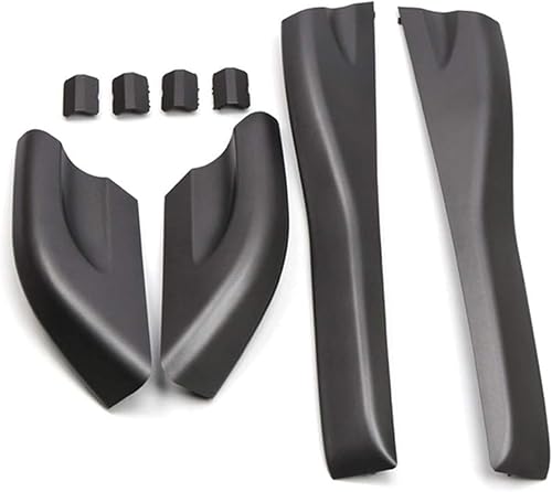 ITrims Accesorios de coche para HYUNDAI Tucson 2004 2005 2006 2007 2008 negro portaequipajes de techo de coche cubierta de extremo de carcasa de