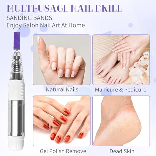 120 Pcs 3mm Mini Sanding Bands for Nail Drill Small Sanding Band Nail Drill Bit Tech with Mandrel Bit Fine Grit Sanding Bits for Nail Drill Acrylic Nails Accessories Gel Manicure and Pedicure Supplies - Thumbnail 7