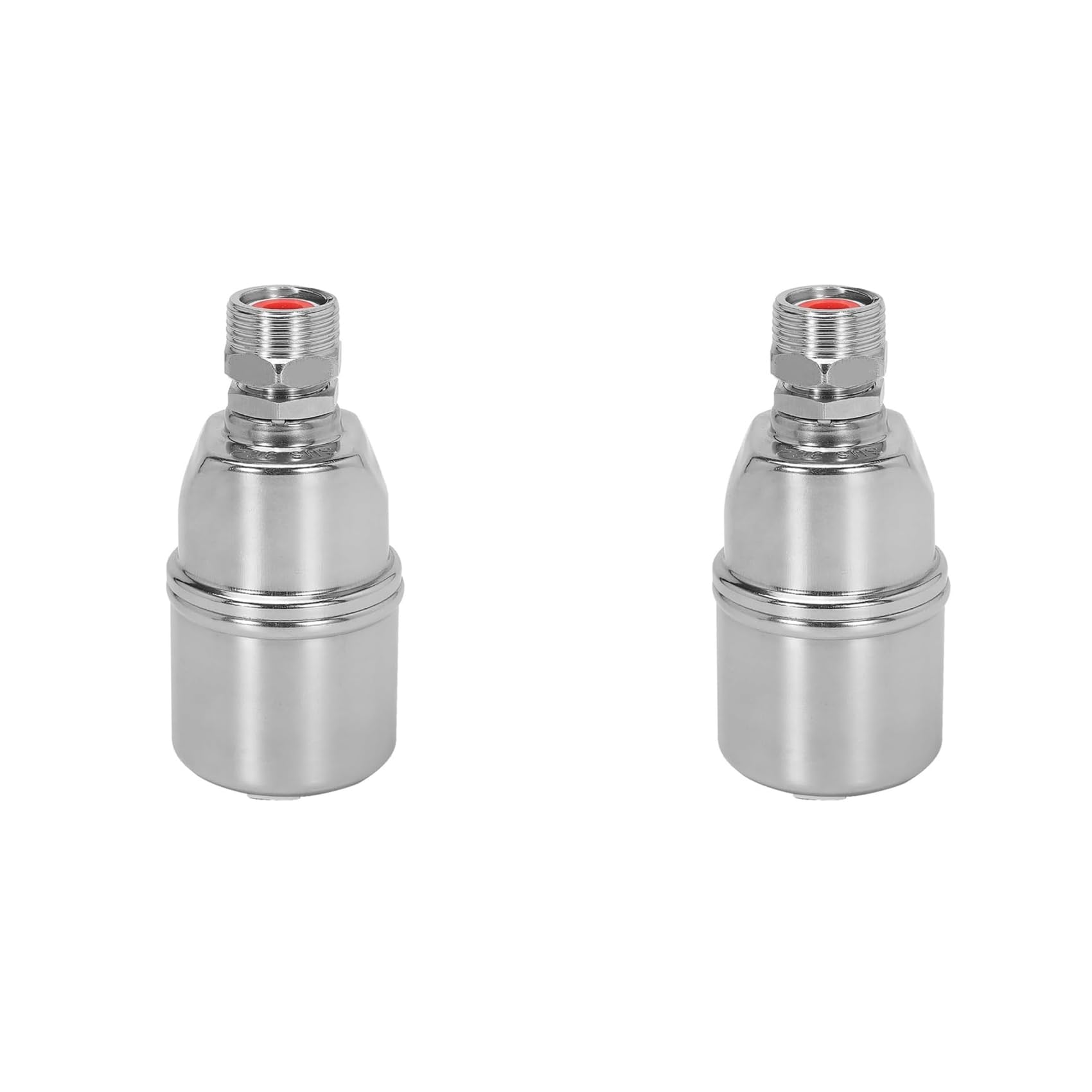 Jnchdghwa Silver 2Pcs 3/4Inch Top Water Inlet Floating Ball Valve, Fully Automatic Water Level Control Float Valve, Mini Float Valve