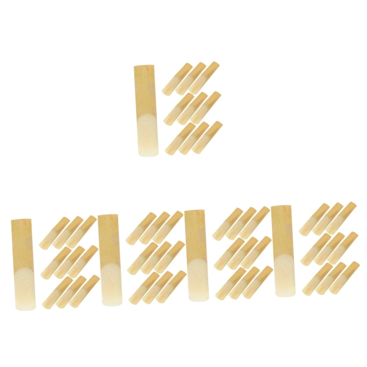 ibasenice 100pièces Anches De Saxophone Ténor Pour Saxophone Rechange De Qualité Pour Musiciens