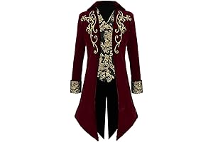 Red Tailcoat for the Refined Gentleman