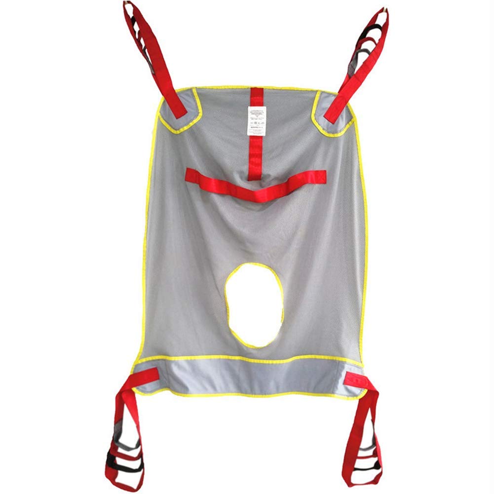 Cinturón de traslado para discapacitados, arnés de elevación de cuerpo completo para pacientes, arnés de transferencia resistente, arnés de elevación de poliéster impermeable, cómodo, reutilizabl