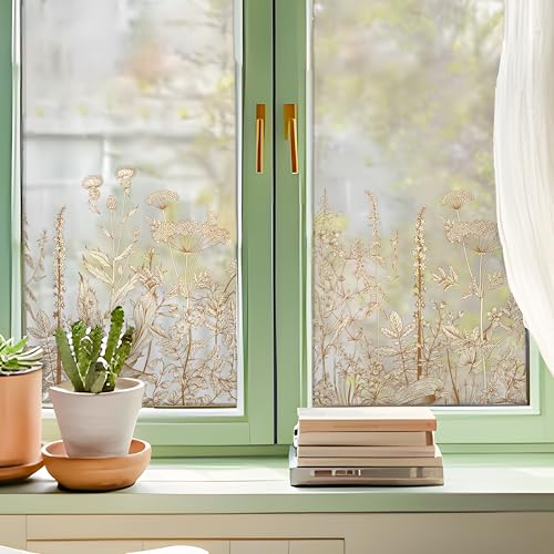 Vinilo decorativo Alwayspon 18x47 pulgadas hojas doradas miniatura 2