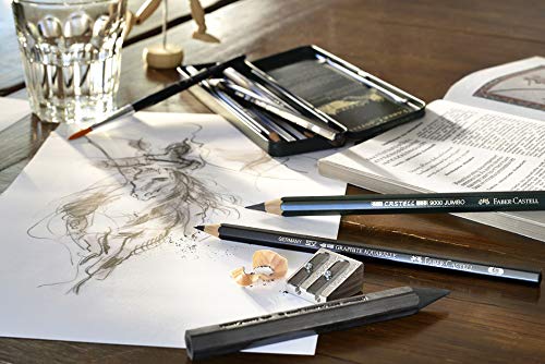 FABER-CASTELL PITT GRAPHITE - Estuche de 19 piezas