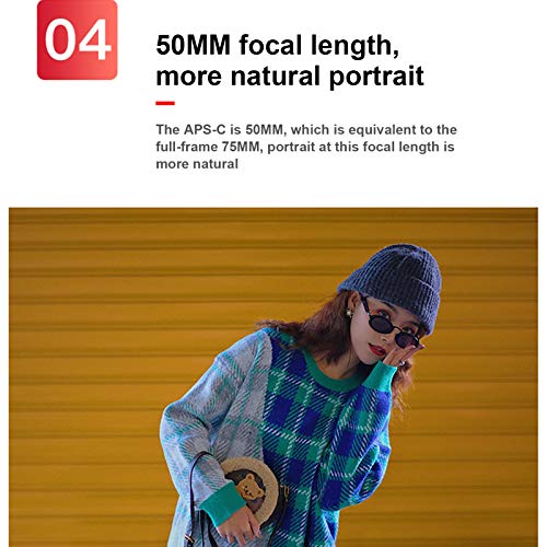 Lente de câmera mirrorless, TTArtisan 50 mm F1.2 Lente de abertura grande, portátil e leve de focage