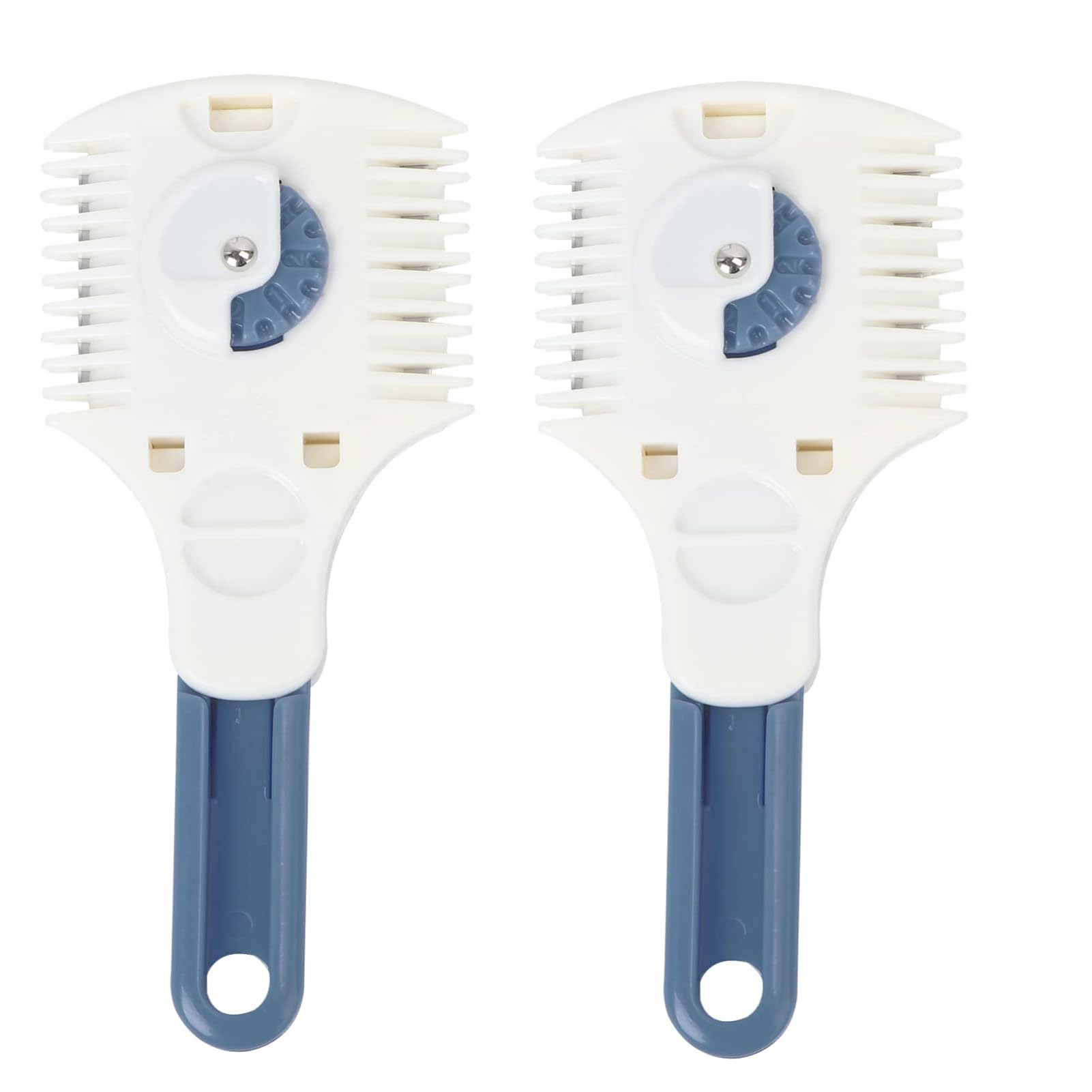 2-Pack Hair Split End Trimmer, Hair Cutter Comb and Razor Hair Clippers, Dual-Side Cutting Scissors, Hair Thinning Comb for Precise Trims and Slim Haircuts for Thinning, Shaping and Styling Home