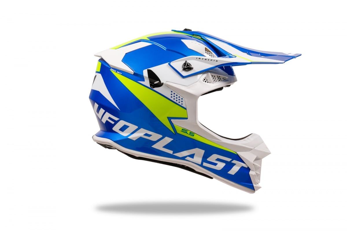 UFO PLAST CASCO INTREPID BLU/GIALLO M