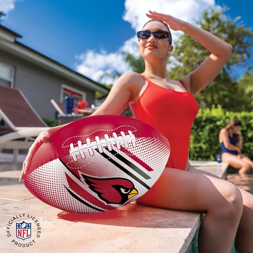 Image of BigMouth 18 inch Inflatable Pool Football Officially Licensed NFL Fan Gear Merchandise Beach Ball Games for Adults and Teens
