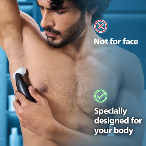 Image of Philips Body Trimmer for Men-Clinically Tested for Sensitive SkinI Patented Pearl Tip & Hypo allergenic foilI Skin Safe GroomingI Trim or Shave Basis Your StyleI ShowerproofI3 Year Warranty-BG3007 /01