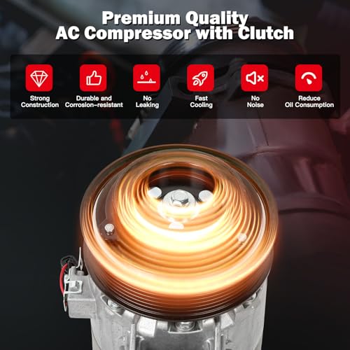 Image of Air Conditioning Compressor for Chevrolet Malibu Impala 2.4L 2013-2014