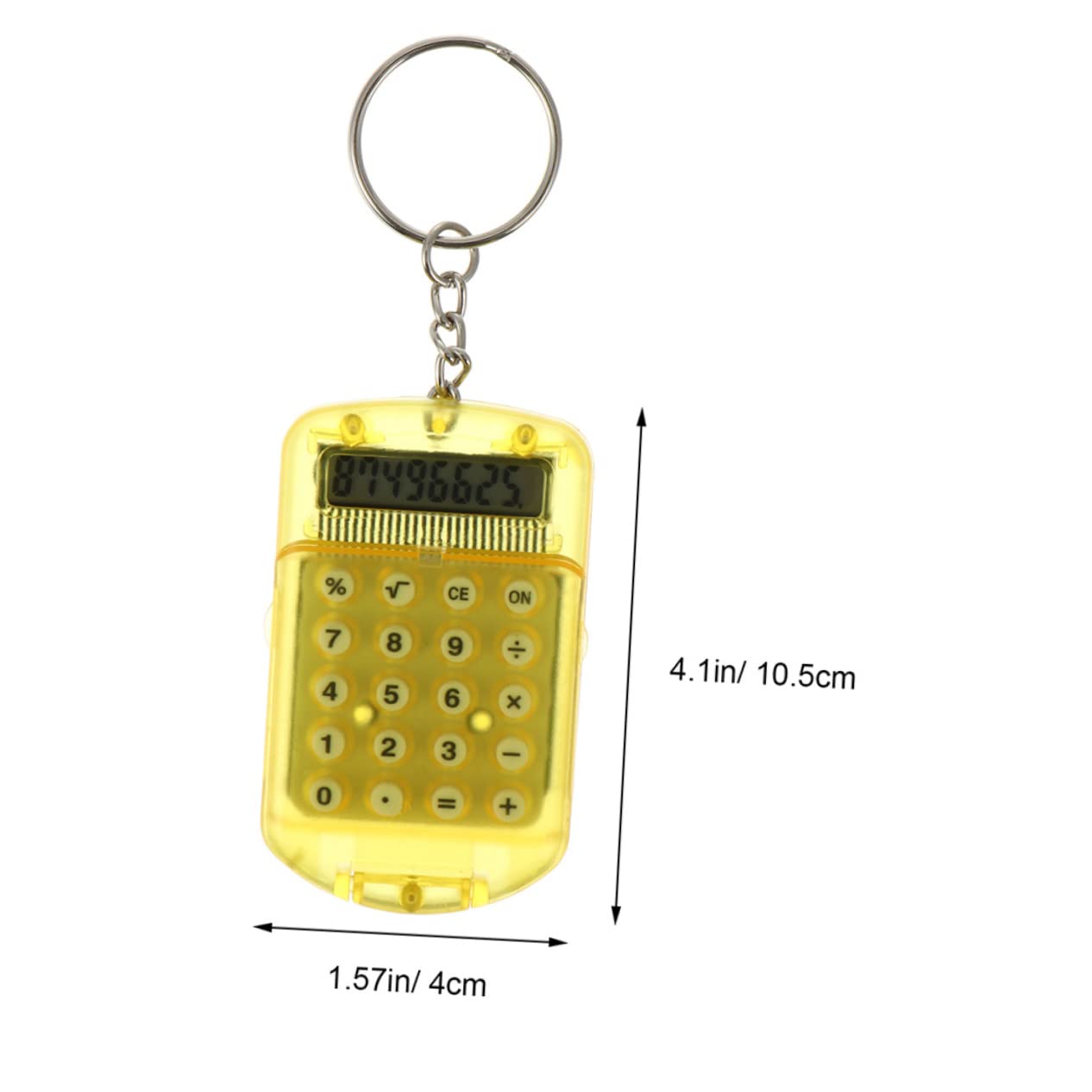Angoily Stylish Calculator Keychain Compact Basic Calculator for Boys and Girls Students and Practical
