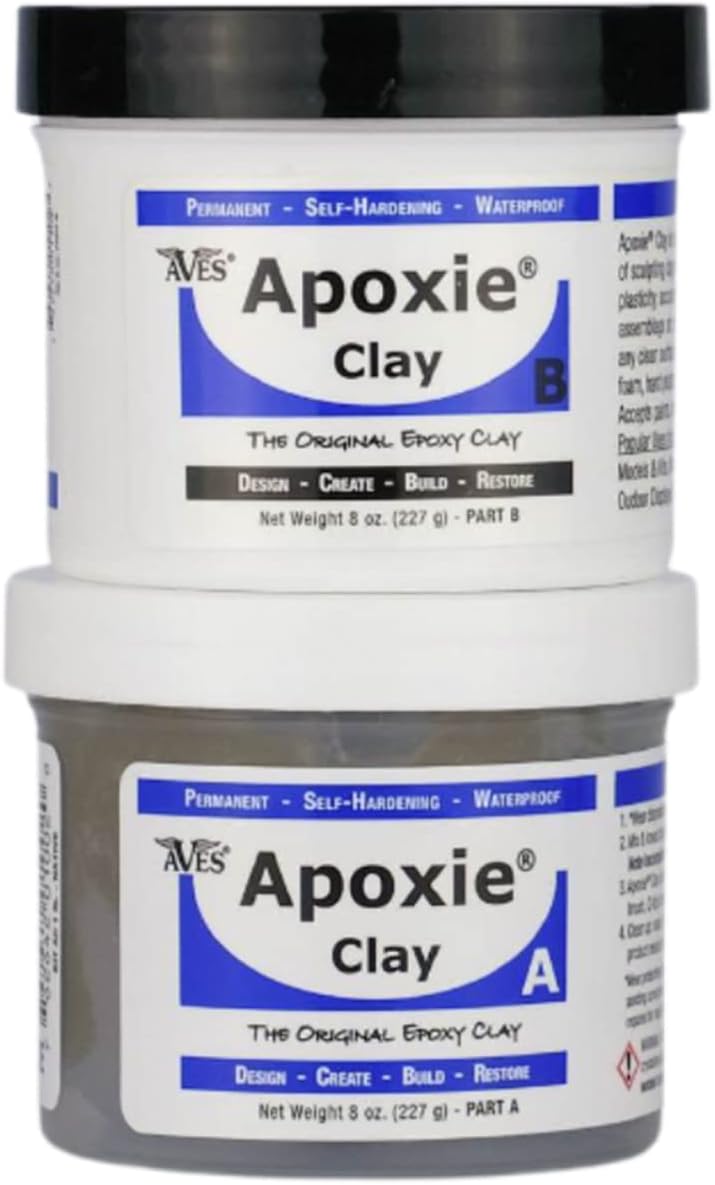 0,5 kg, Super White) - Apoxie Sculpt 0,5 kg. Super Wit, 2-delige