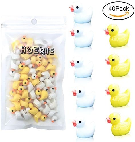 Slime Charms, 40Pcs Ducks Slime Beads for Crafts Making