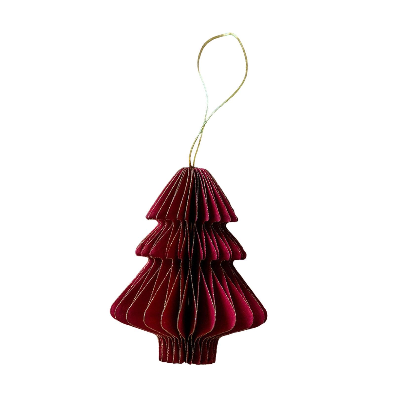 Sapin Noël en papier alvéolé pour sublimer votre décoration de table festive