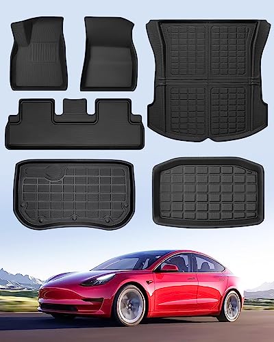Image of TAPTES Floor Mats & Cargo Liner for Tesla Model 3 2017-2020