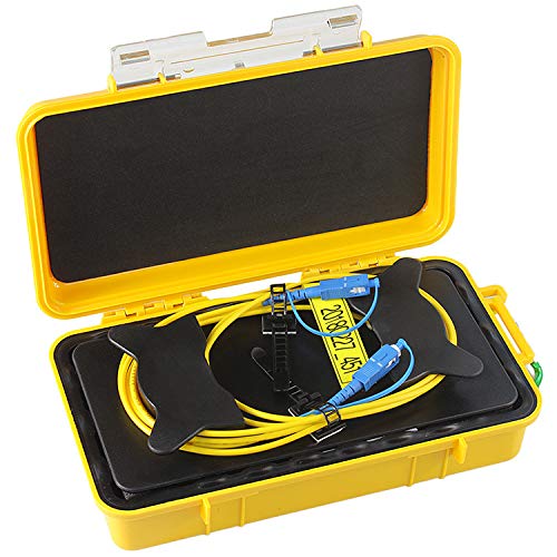 SC APC-SC UPC OTDR Launch Cable Box 1KM OTDR Test extension line single mode optical fiber tester (SC-SC)