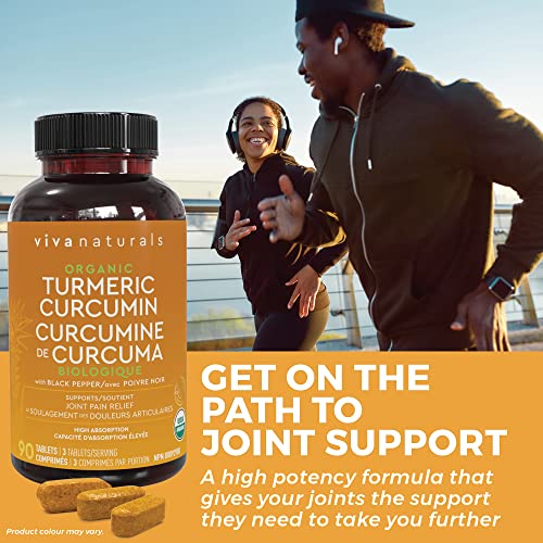Viva-Naturals-Organic-Turmeric-Curcumin-Supplement-1500mg-90-Tablets-Turmeric-Curcumin-with-with-Black-Pepper-for-Superior-Absorption-High-Potency-Standardized-to-95-Curcuminoids-Joint-Support