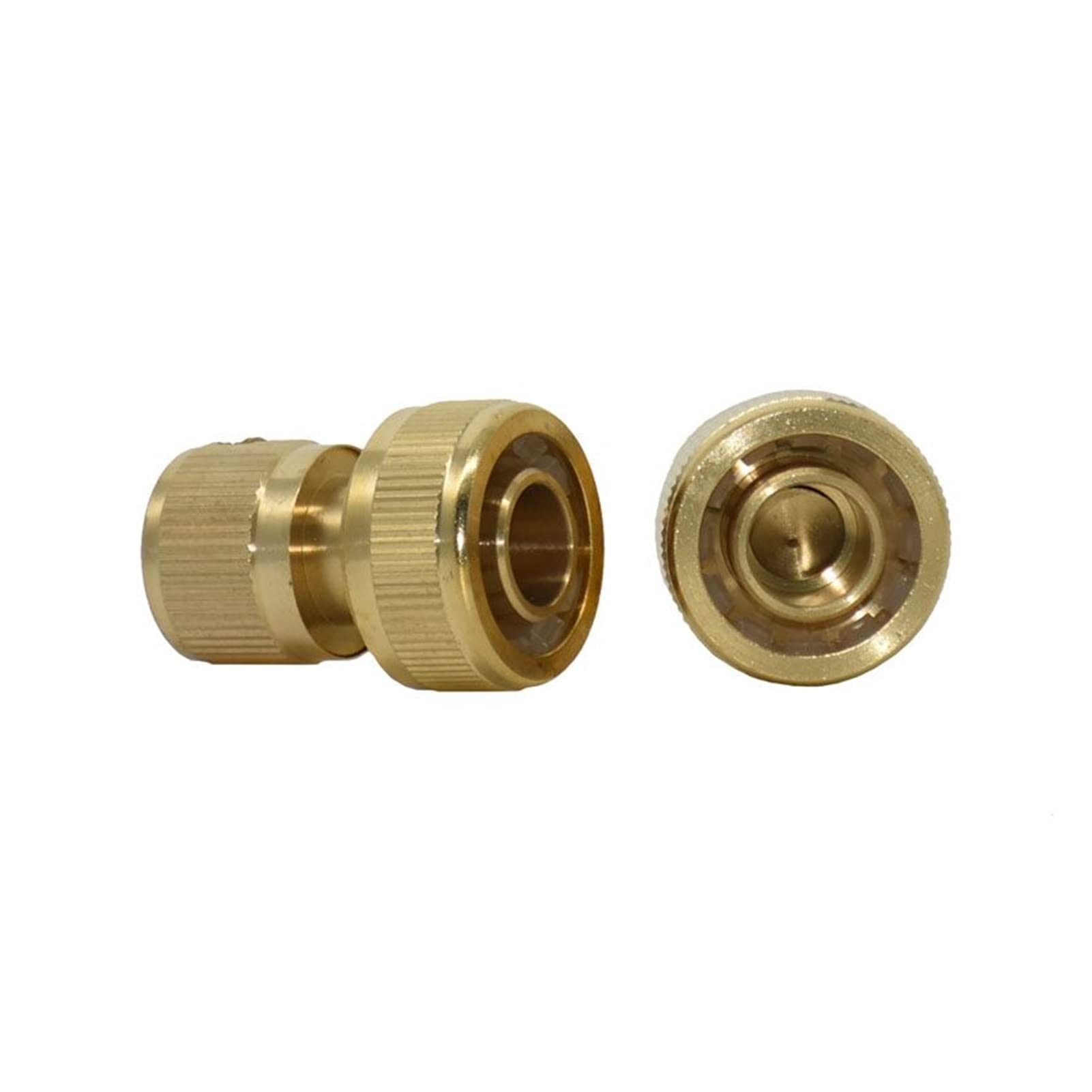 Brass 3/4 Manguera de la manguera Parada de agua con conector 20 mm Conector rápido con conector de cobre de cobre de cobre adaptador de conector rápido 5 piezas