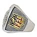 Kuseli 2024 Massive Fantasy Football Championship Trophy Ring FFL WINIER MVP Collectible Gift (Without Box,White)