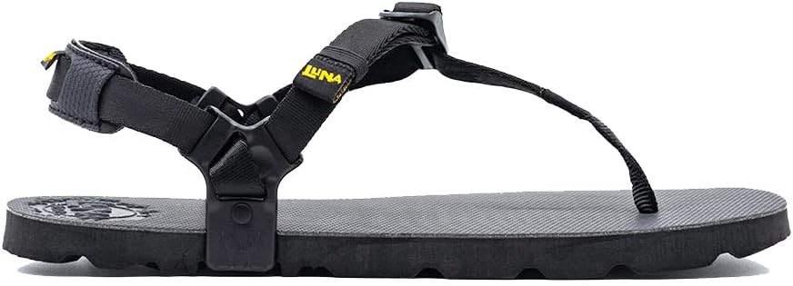 LUNA Sandals MONO Winged Edition | Minimalist Trail Running and Hiking Sandals - Lightweight 5.9 oz Comfortable Barefoot Sandals for Men and Women | Adjustable Fit