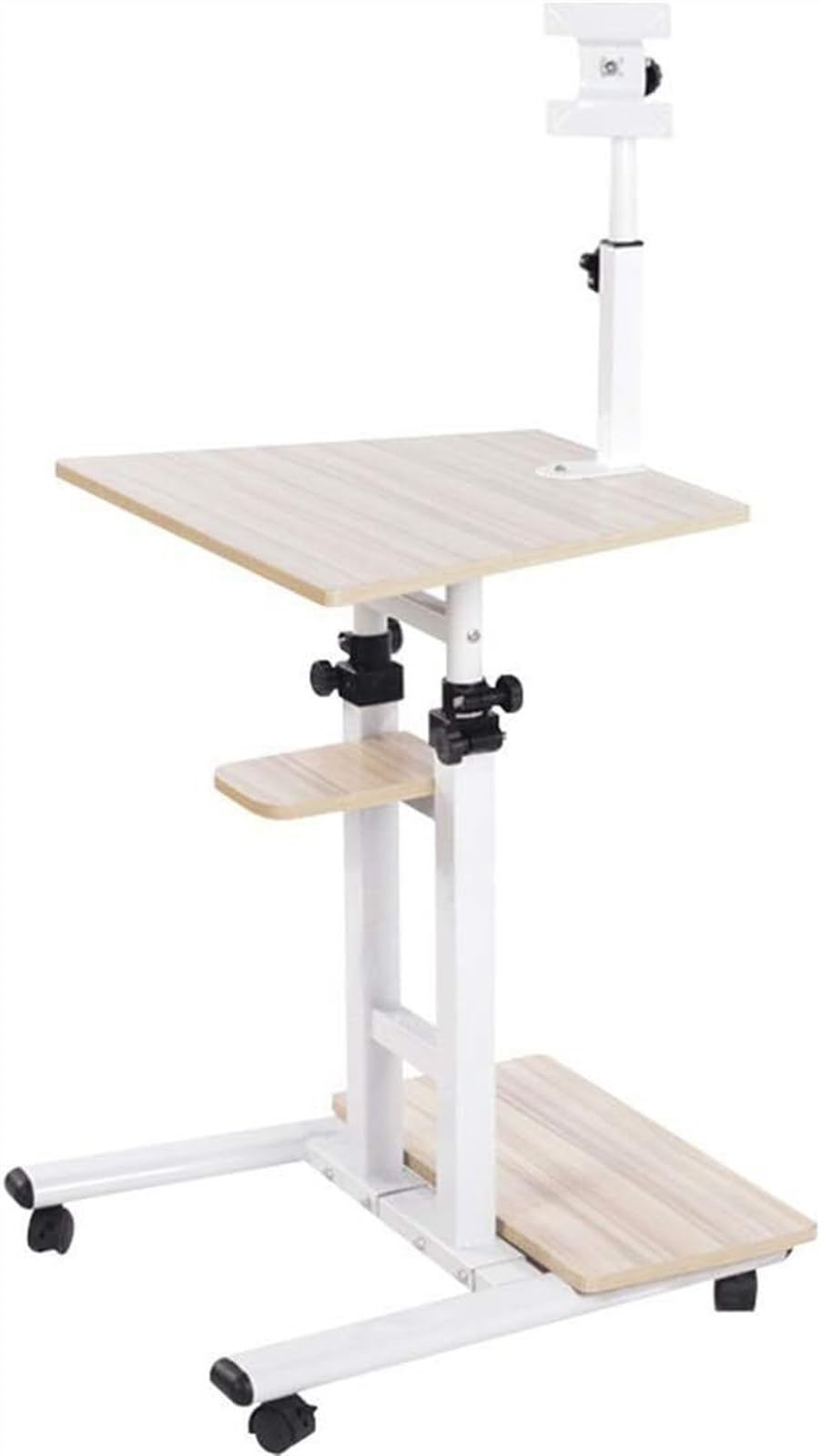Table présentation ordinateur portable roulante réglable pour travailler sans fatigue ELzEy