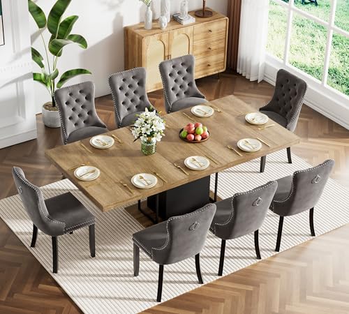 Kootlena 9-Piece Extendable Dining Table Set for 8, 63