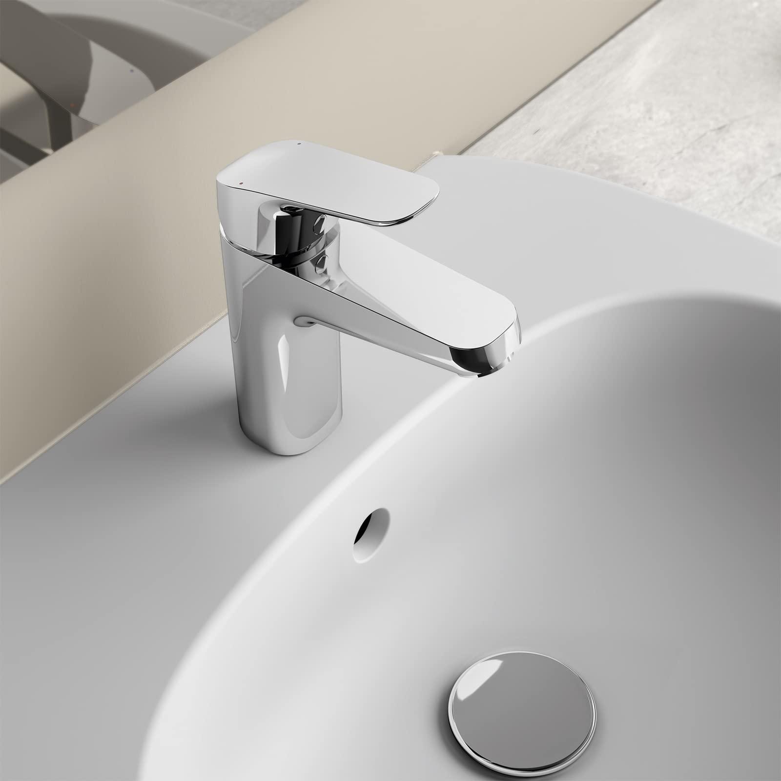 Ideal Standard B1714AA Ceraflex armatura umywalkowa bez zestawu odpływowego Grande
