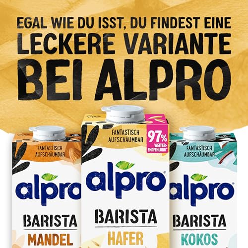 Alpro Barista Haferdrink – Zum Aufschäumen – Vegan und milchfrei – Von Natur aus laktosefrei – Reich an Ballaststoffen… – Ansicht 6