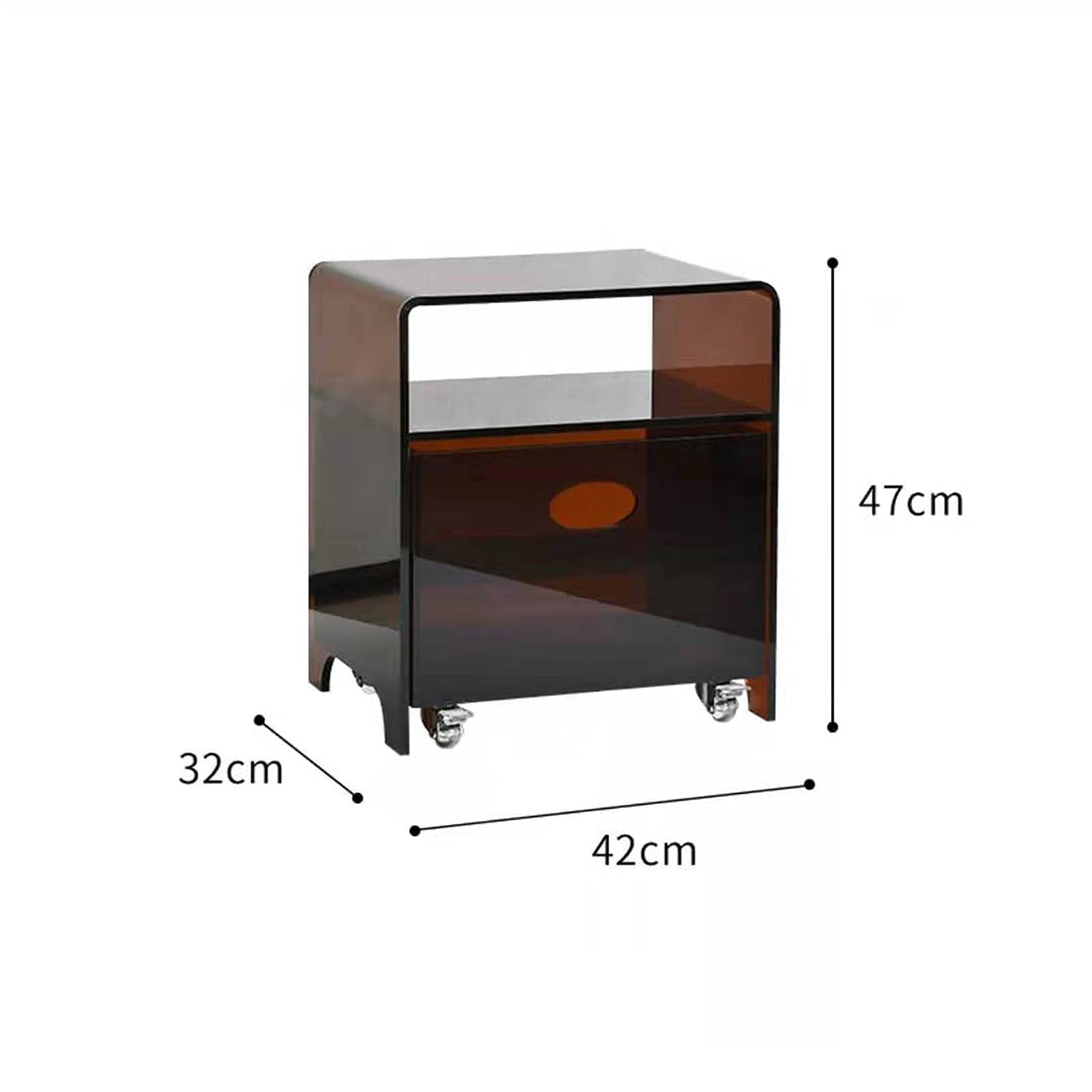 ベットサイドキャビネット グレー グレージュベッドサイドキャビネット | リビング＆ダイニング