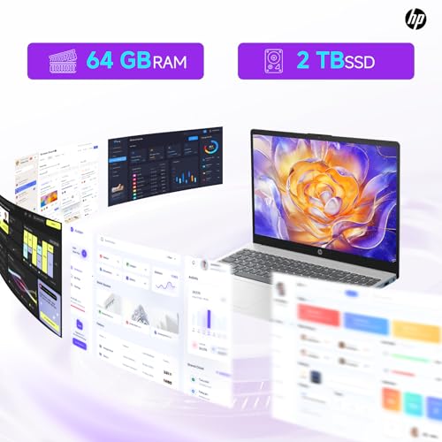 Image of HP 2025 New 15.6 inch Touchscreen Laptop for Business & Student, 13th Gen Intel i3-1315U up to 4.5 GHz, 32 GB RAM, 1 TB SSD, Intel UHD Graphics, Copilot AI PC, Wi-Fi 6, Long Battery Life, Windows 11 Pro