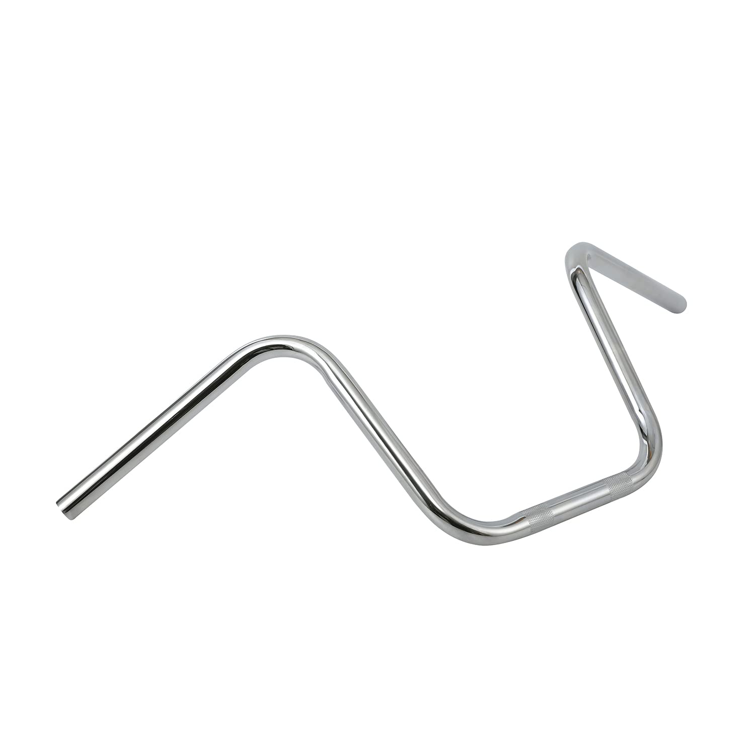 Manillar Drag Ape Hanger de 7/8'' para Bobber Brat Cafe Chopper Motocicletas Personalizadas Harley Sportster Cromado (8 pulgadas)