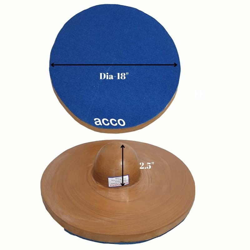 Wooden Wobble Board (Size - Dia-18" x H- 2.5) Round Shape | Round Balance Boards | Rocker Exercise Therapy Occupational Therapy Wooden Wobble Balance Board Foot Rocker Leg Exerciser (B0BD8ZSBVB) Amazon Price History, Amazon Price Tracker