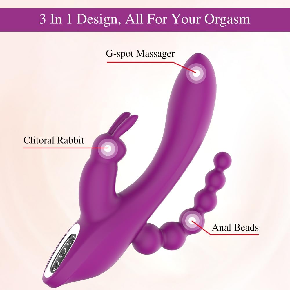 Adult Tool for Women Today Rabbit Ears 5 Powerful Modes with Realistic Waterproof Quiet Gifts Portable Relaxion Games for Men and Female Womens Toys GHK455