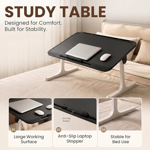 StarAndDaisy T9 Foldable Bed Table Black T9-Black - Image 6