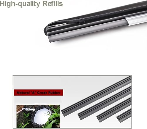 Miniatura 5 de Limpiaparabrisas LHD delantero compatible con Renault Master 3, Nissan NV400, Movano 2010-2023, parabrisas de 26 pulgadas + 26 pulgadas