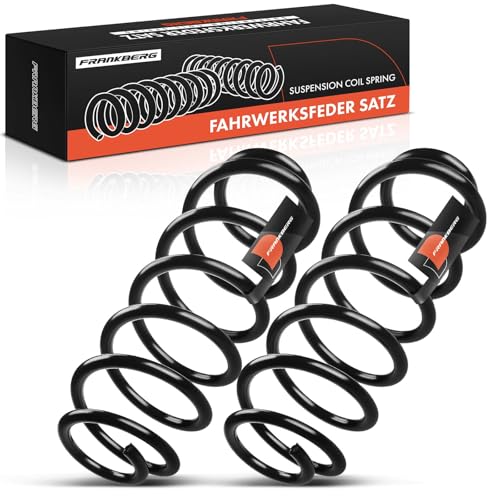 Frankberg 2x Ressort de suspension Compatible avec Golf IV 1J1 B.o.r.a 1J2 New Beetle Cabriolet 1Y7 O.c.t.a.v.i.a I 1U2 Toledo IV KG3 Remplacer# RA6243