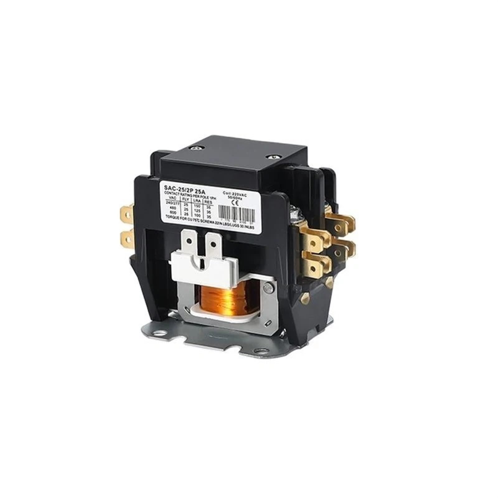 YWZVBSDCS Ac contactor CJX9B-25S/32S relay 1P 2P for air conditioner(2P 40A)