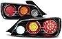 ACANII - For Black 2004-2009 Honda S2000 AP2 FULL LED Tail Lights Lamps 04-09 Left+Right