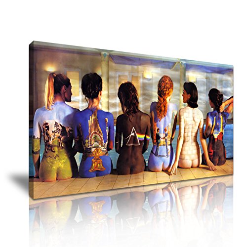 Pink Floyd Back Catalogue Music Canvas Wall Art Picture Print 60x30cm