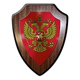 16x20 cm Wappenschild - russische Föderation Russland Russia Moskau Adler #8868