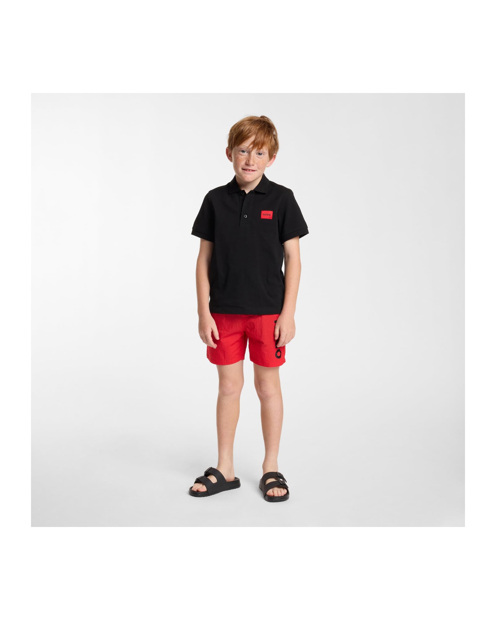 Hugo Badeshorts Jungen Rot 12 Jahre